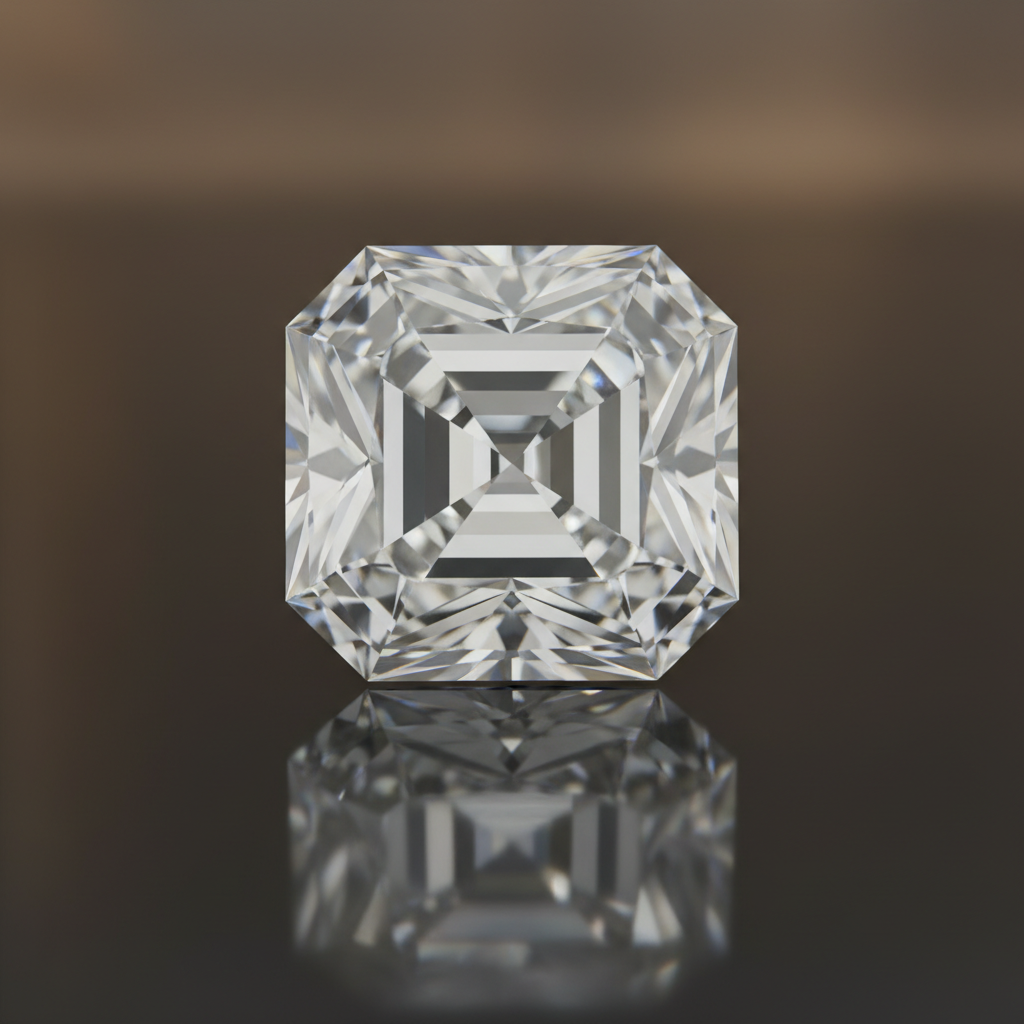 1.00ct Asscher lab-grown diamond