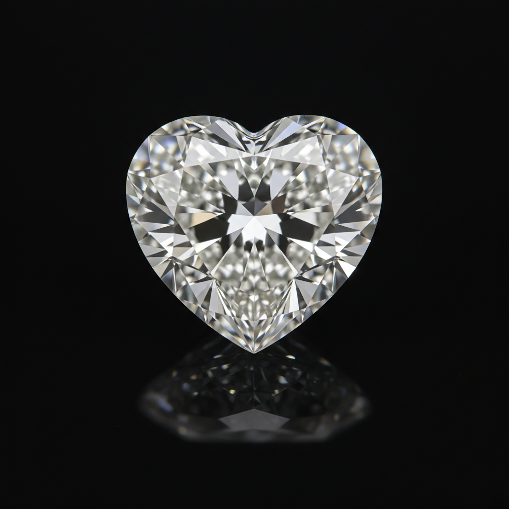 1.00ct Heart lab-grown diamond
